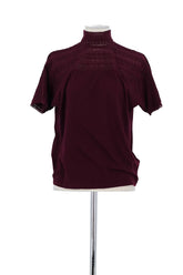 T-shirt Ralph Lauren Bordeaux en Coton, taille XS - Seconde Main