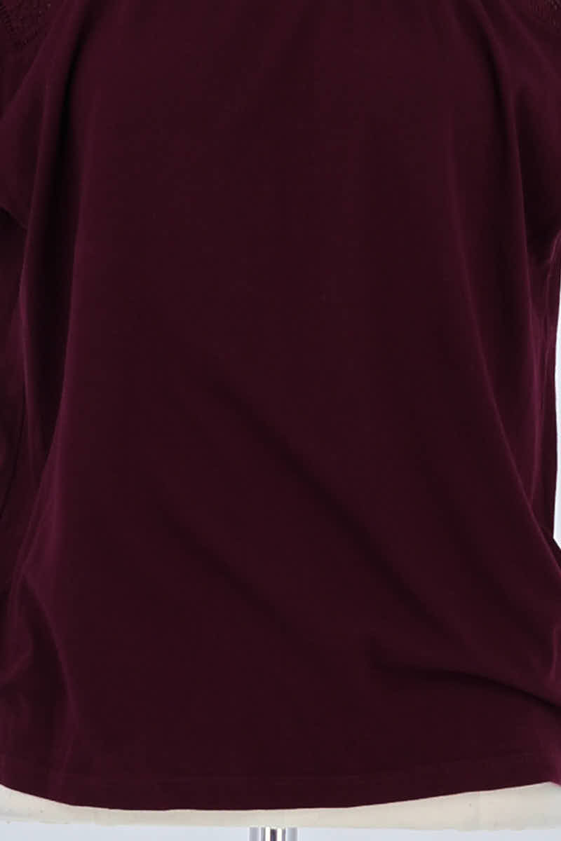 T-shirt Ralph Lauren Bordeaux en Coton
