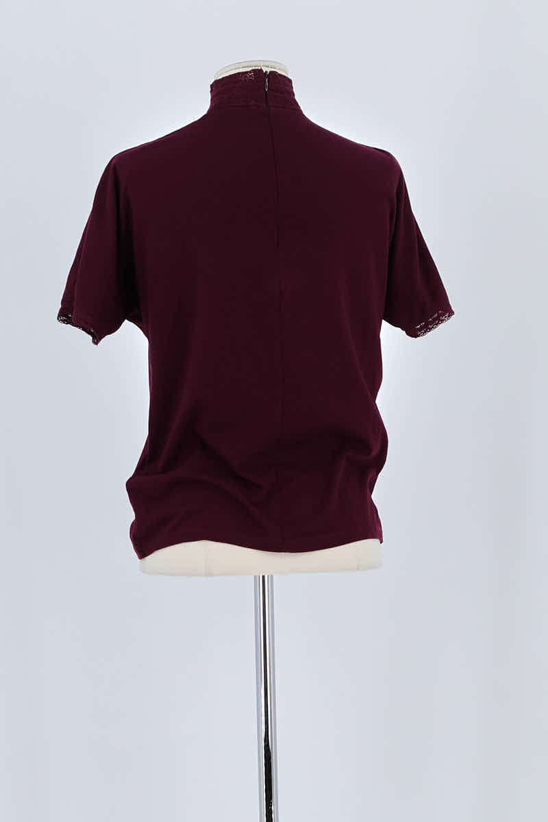 T-shirt Ralph Lauren Bordeaux en Coton