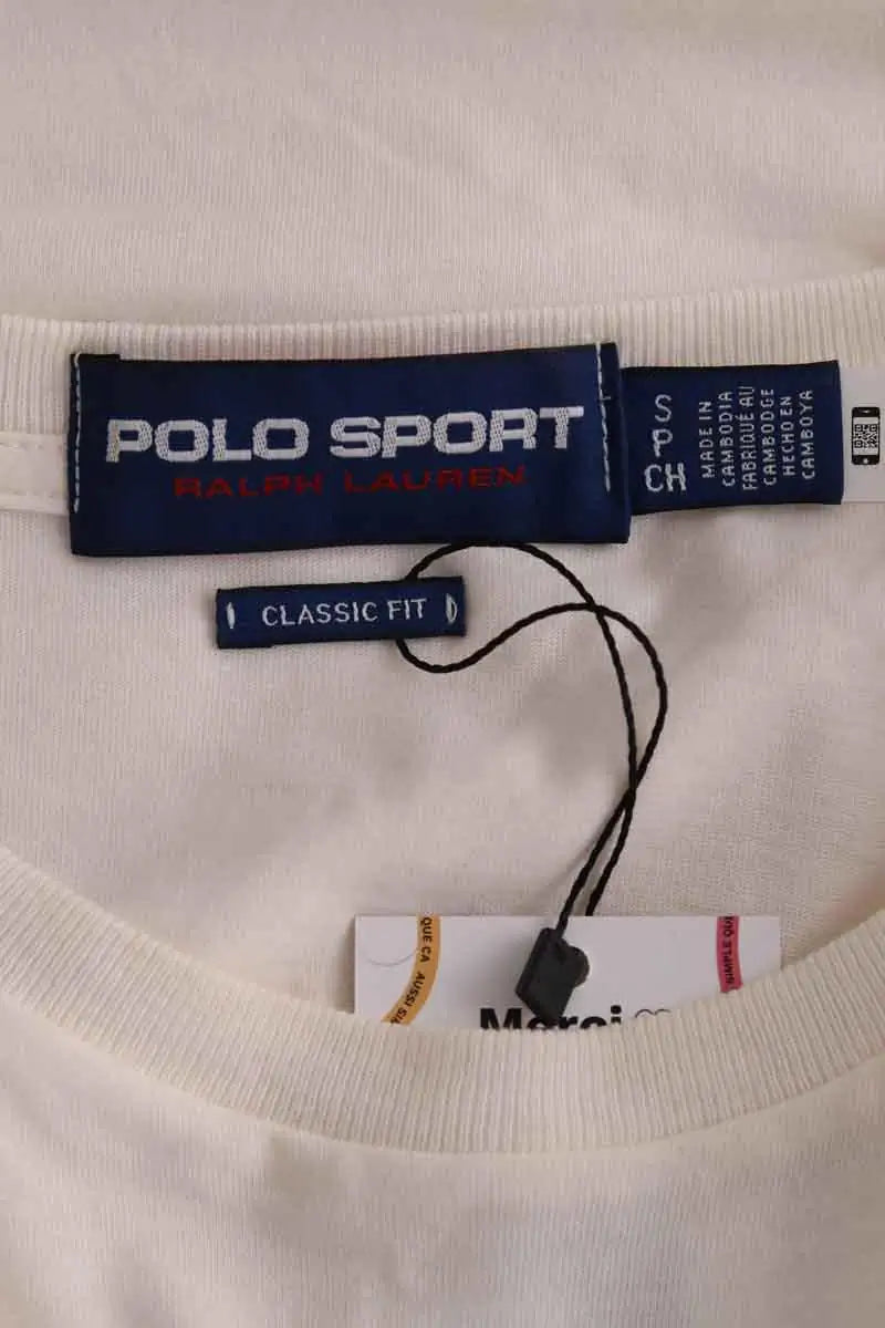 T-shirt Ralph Lauren Ecru en Coton