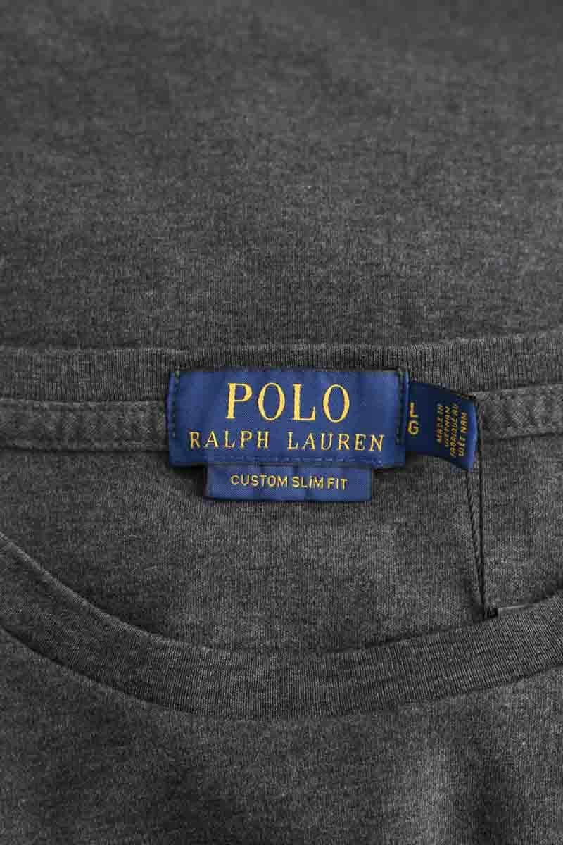 T-shirt Ralph Lauren Gris en Coton