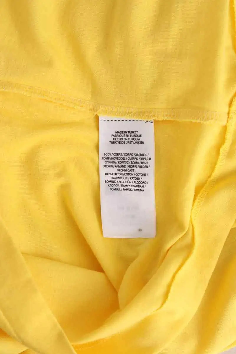 T-shirt Ralph Lauren Jaune en Coton