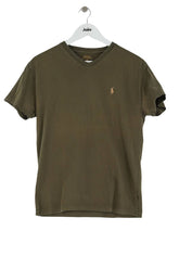 T-shirt Ralph Lauren Kaki en Coton, taille XS - Seconde Main