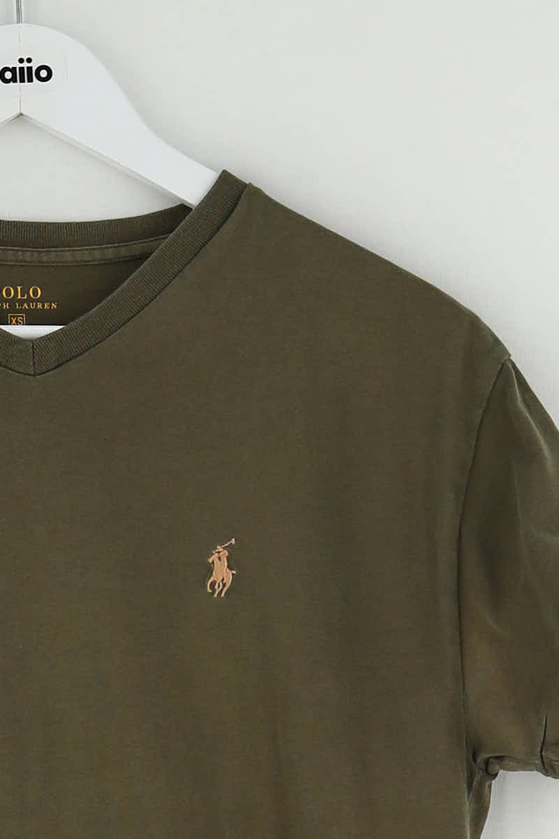 T-shirt Ralph Lauren Kaki en Coton