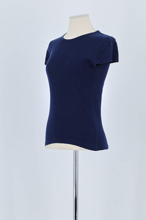 T-shirt Ralph Lauren Marine en Coton