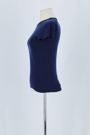 T-shirt Ralph Lauren Marine en Coton