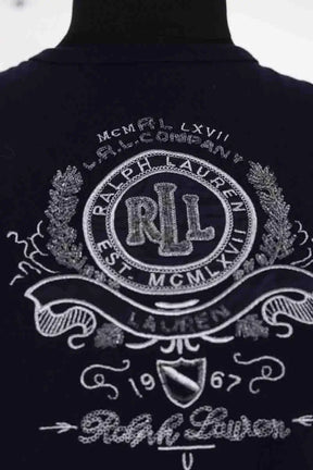 T-shirt Ralph Lauren Marine en Coton