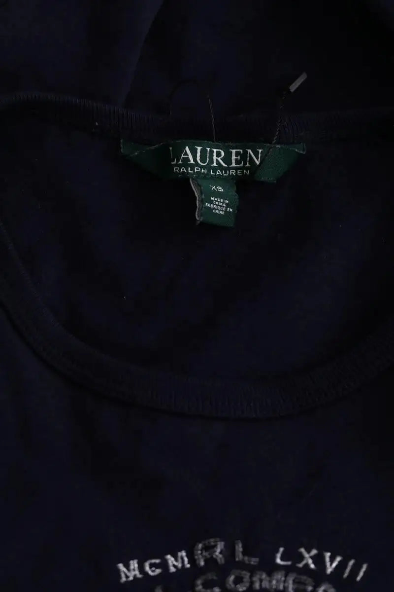 T-shirt Ralph Lauren Marine en Coton