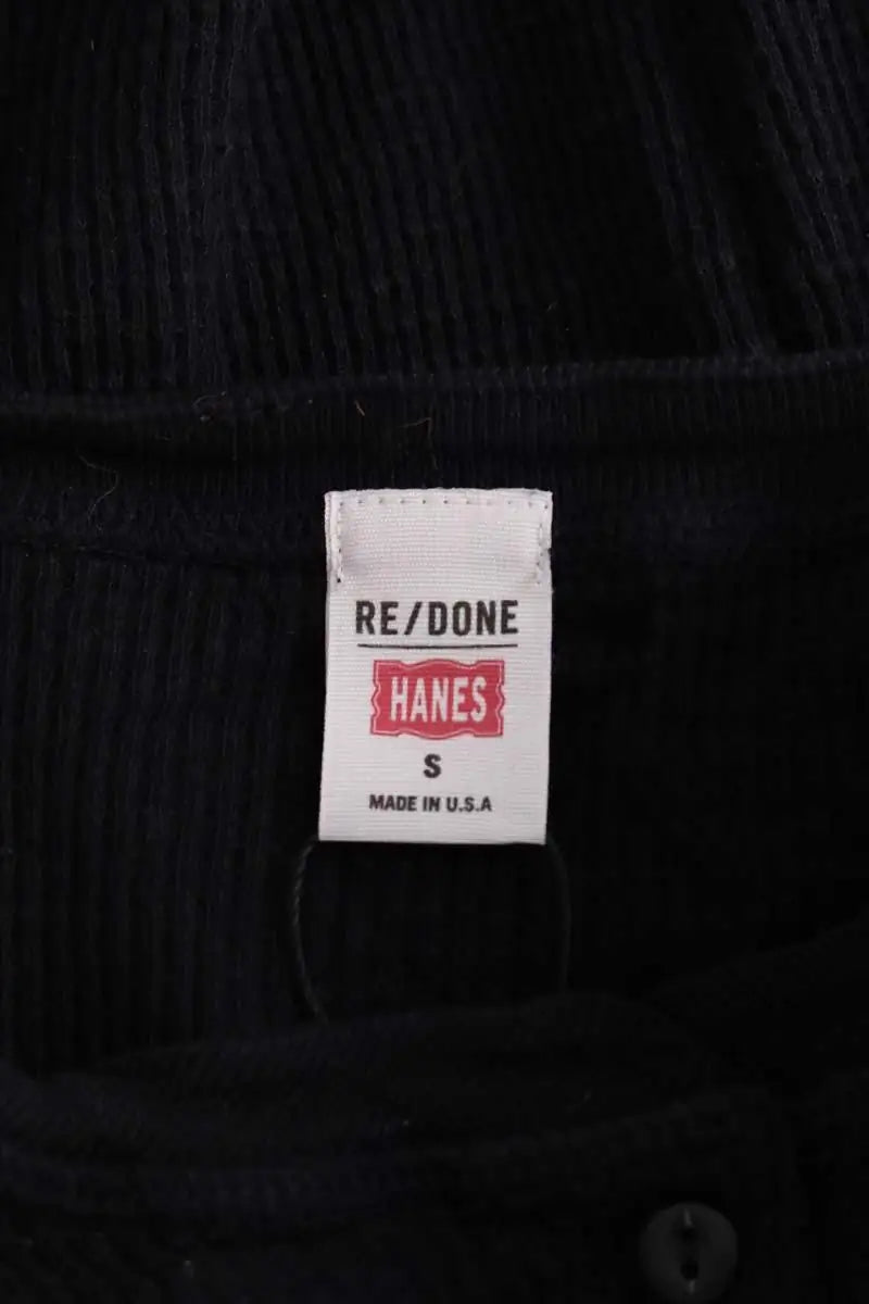 T-shirt RE/DONE Noir en Coton