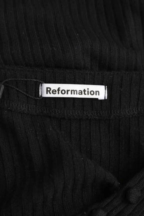 T-shirt Reformation Noir en Coton