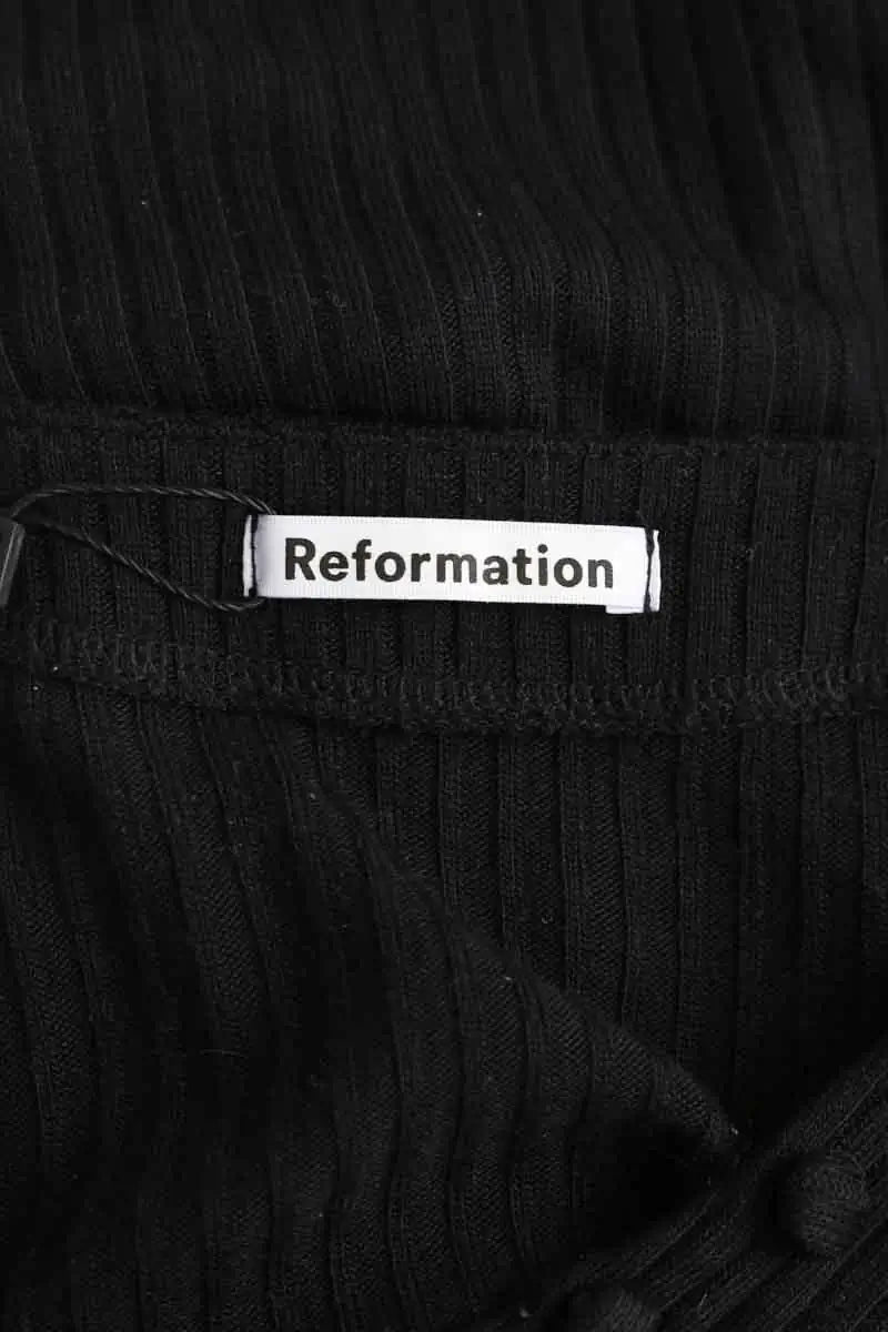 T-shirt Reformation Noir en Coton