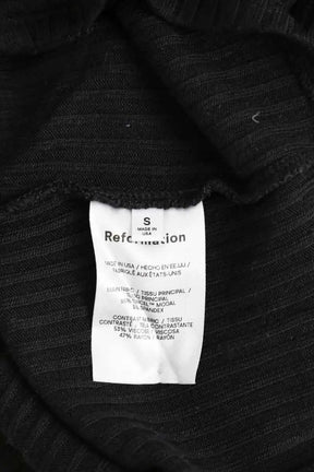 T-shirt Reformation Noir en Coton