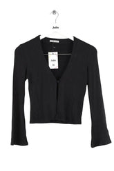 T-shirt Reformation Noir en Coton, taille S - Seconde Main