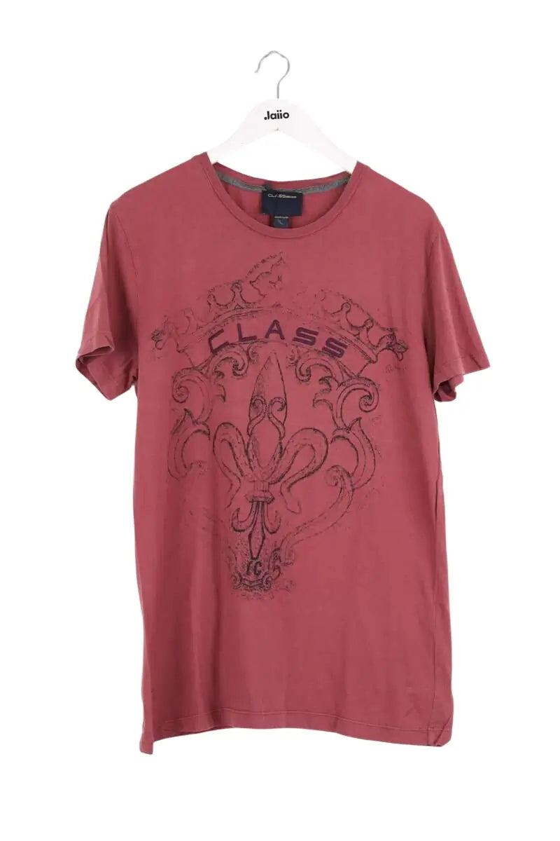 T-shirt Roberto Cavalli Rouge en Coton, taille L - Seconde Main