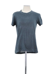 T-shirt Saint Laurent Gris en Coton, taille S - Seconde Main
