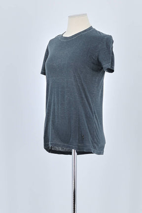T-shirt Saint Laurent Gris en Coton