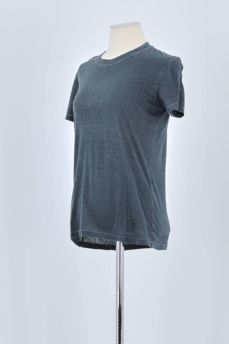 T-shirt Saint Laurent Gris en Coton