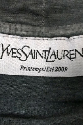 T-shirt Saint Laurent Gris en Coton