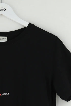 T-shirt Saint Laurent Noir en Coton