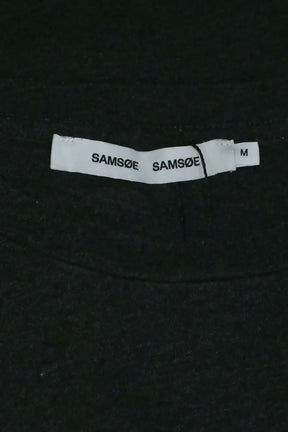 T-shirt Samsoe Samsoe Anthracite en Coton