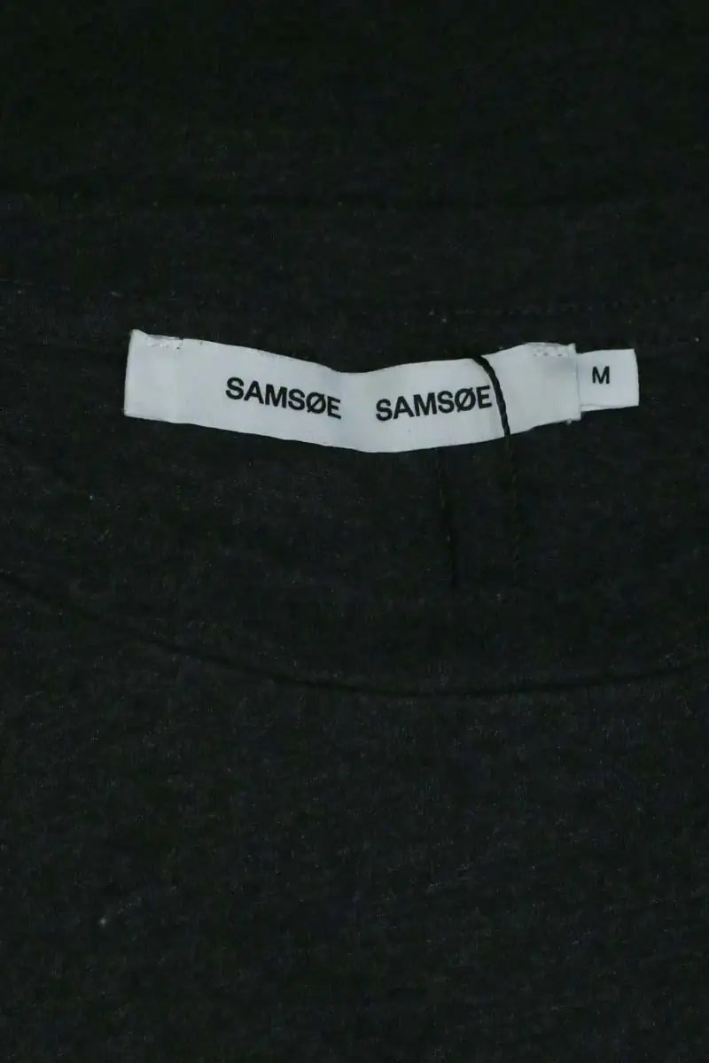 T-shirt Samsoe Samsoe Anthracite en Coton