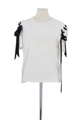 T-shirt Sandro Blanc en Coton, taille L - Seconde Main