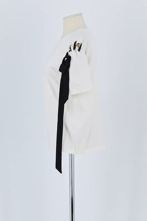 T-shirt Sandro Blanc en Coton