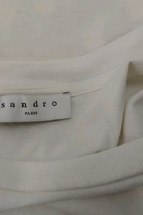 T-shirt Sandro Blanc en Coton