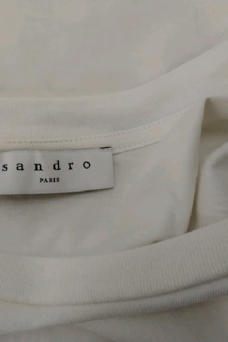 T-shirt Sandro Blanc en Coton