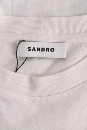 T-shirt Sandro Blanc en Coton