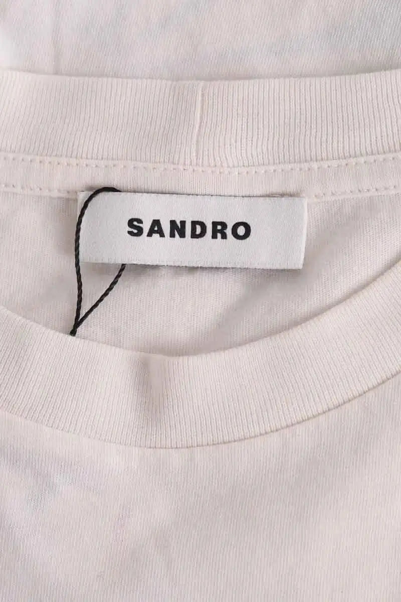 T-shirt Sandro Blanc en Coton