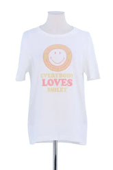 T-shirt Sandro Blanc en Coton, taille M - Seconde Main