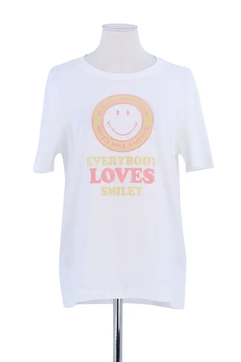 T-shirt Sandro Blanc en Coton, taille M - Seconde Main