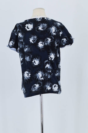 T-shirt Sandro Bleu en Coton