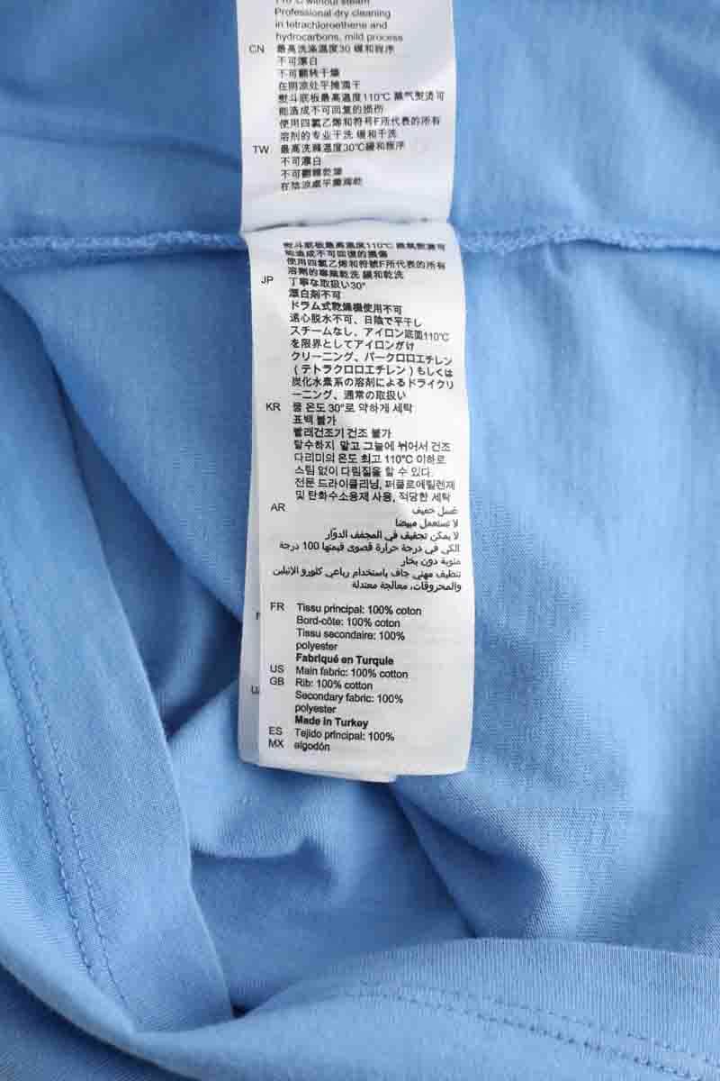 T-shirt Sandro Bleu en Coton