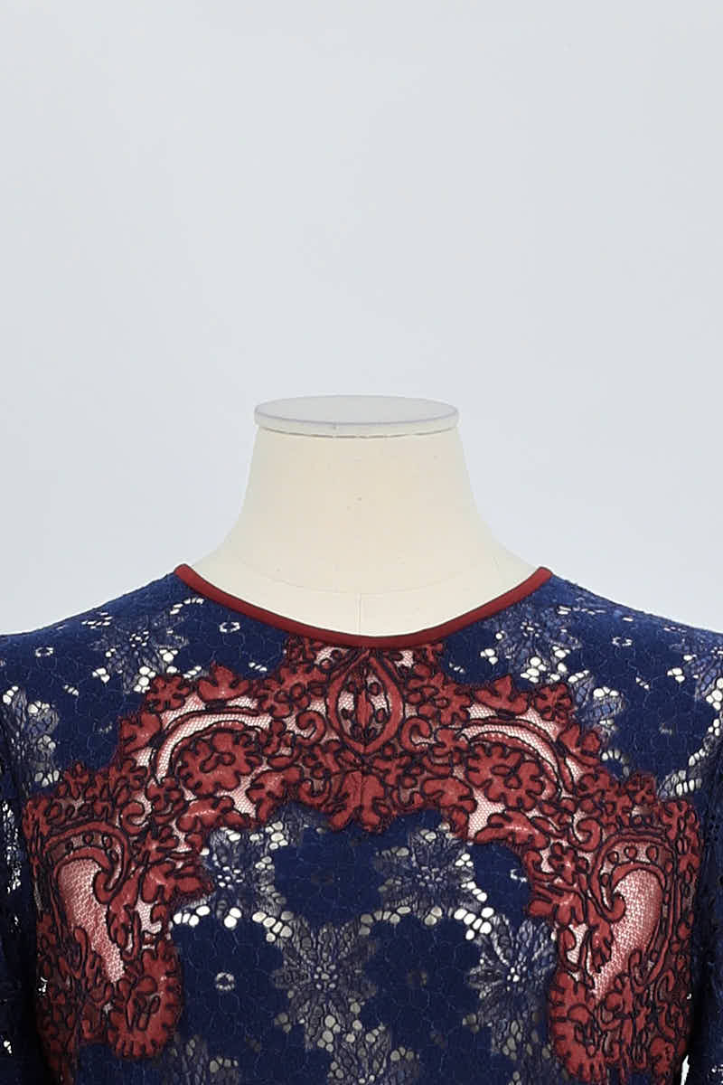 T-shirt Sandro Bleu en Synthétique