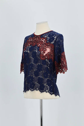 T-shirt Sandro Bleu en Synthétique