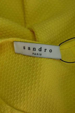 T-shirt Sandro Jaune en Synthétique
