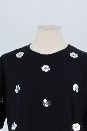 T-shirt Sandro Noir en Coton