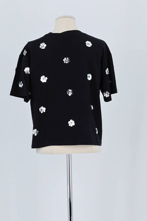T-shirt Sandro Noir en Coton