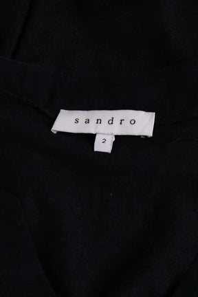 T-shirt Sandro Noir en Synthétique