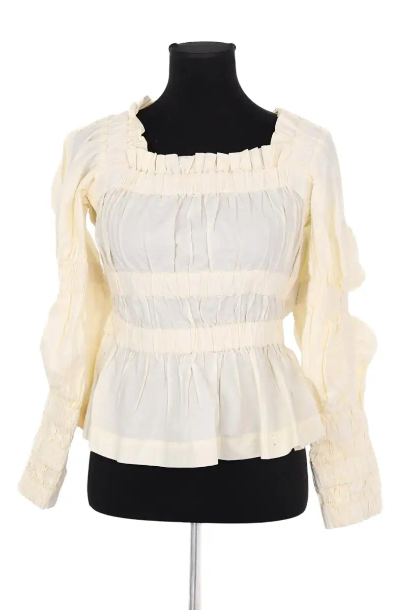 T-shirt Sea Ecru en Coton, taille M - Seconde Main