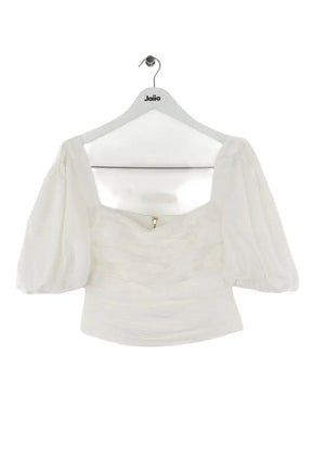T-shirt Self-Portrait Blanc en Polyester, taille S - Seconde Main