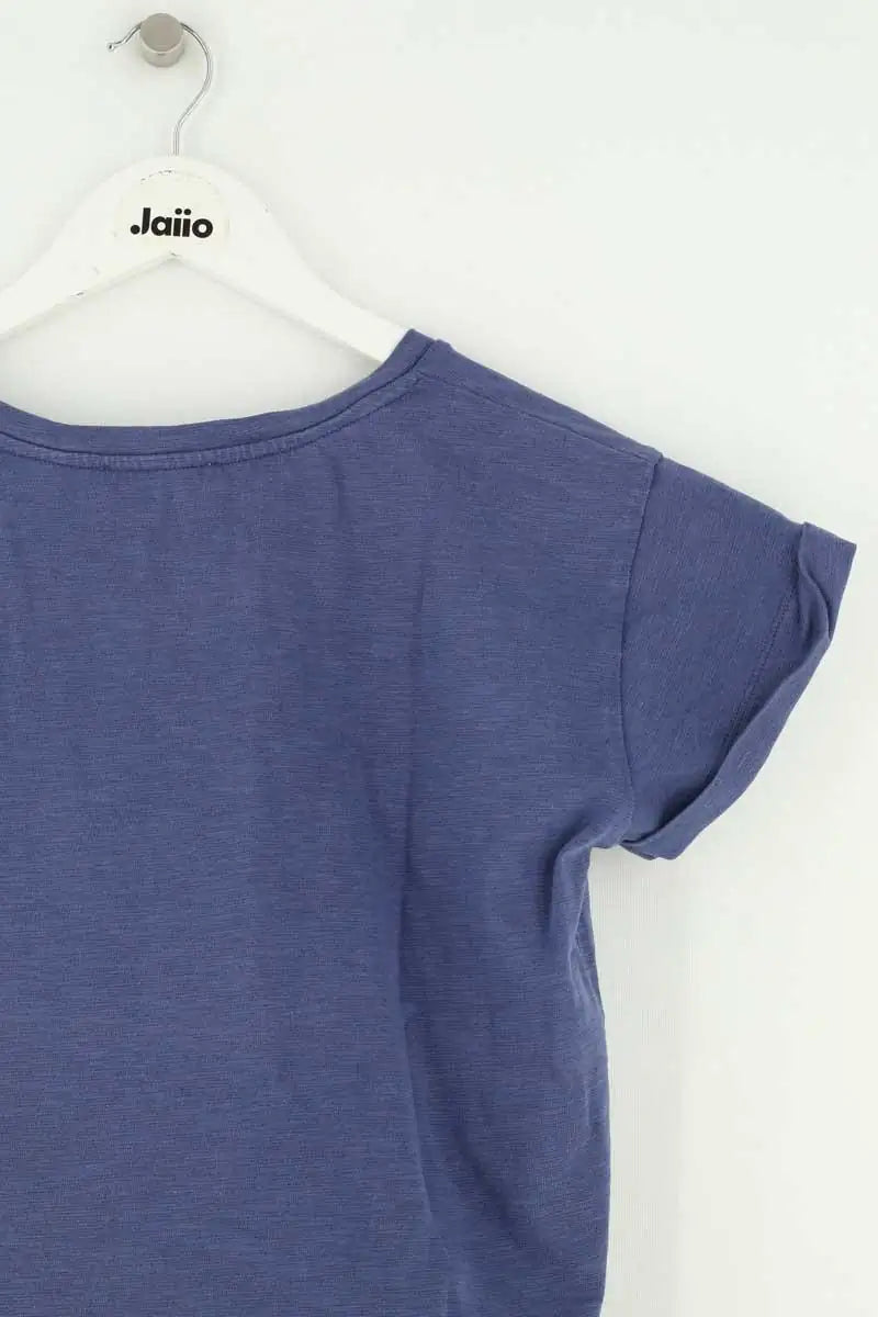 T-shirt Sessun Bleu en Coton