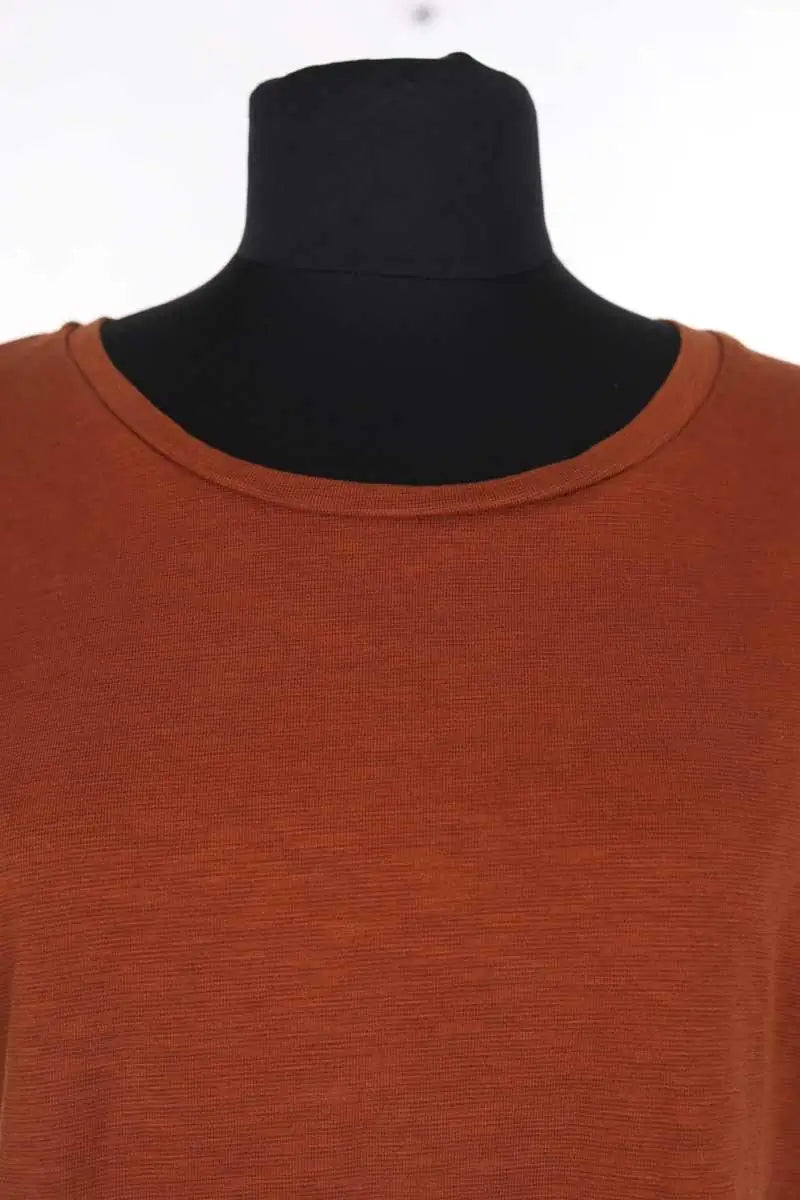 T-shirt Sessun Marron en Coton
