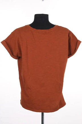 T-shirt Sessun Marron en Coton