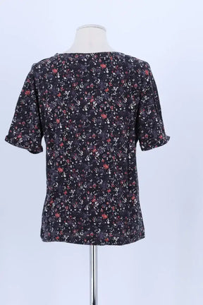 T-shirt Sessun Noir en Coton