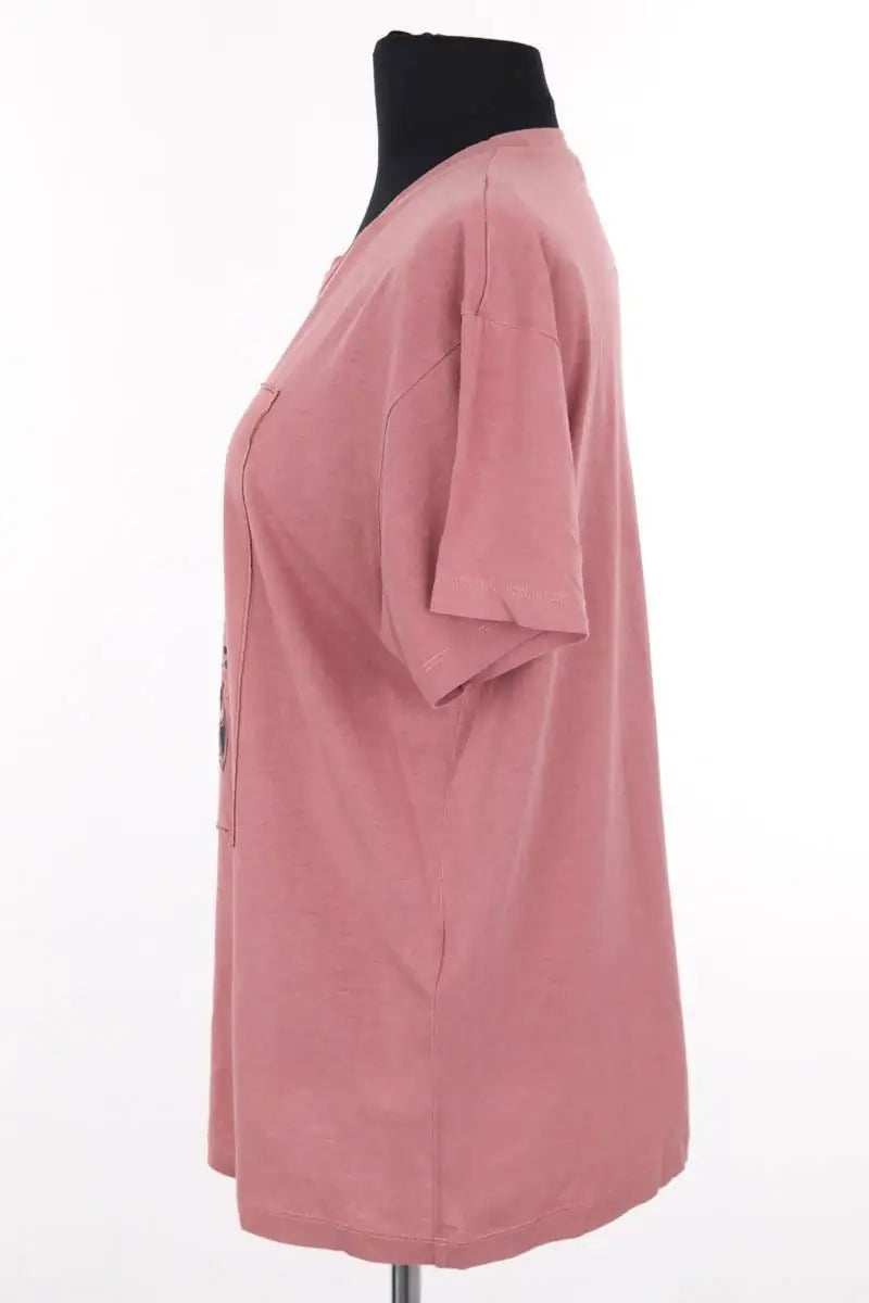 T-shirt Sessun Rose en Synthétique