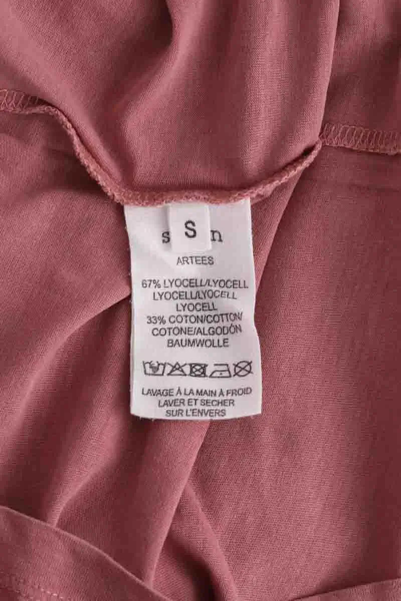 T-shirt Sessun Rose en Synthétique