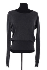 T-shirt Sézane Anthracite en Coton, taille M - Seconde Main